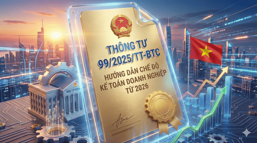Chính thức ban hành Thông tư 99/2025/TT-BTC: "Cuộc cách mạng" mới thay thế Thông tư 200 về Chế độ Kế toán Doanh nghiệp thong tu 99 2025 huong dan che do ke toan tu 2026 2048x1143 (1)